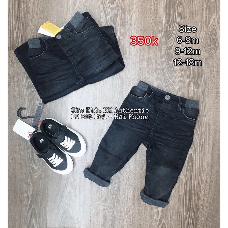 Quần bò đen Hm
