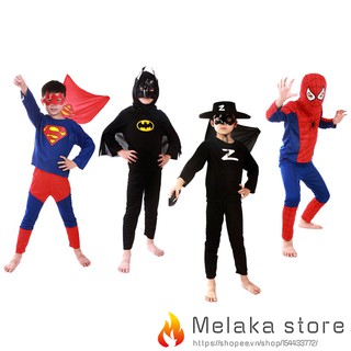 Bộ trang phục hóa trang các nhân vật trong phim Avengers dành cho các bé
