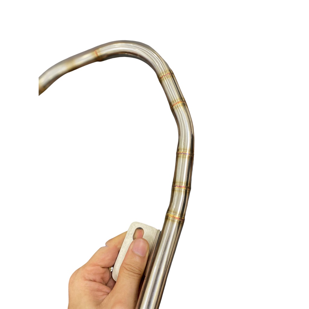 Tay xách Wave inox 304 - Titan GR5 , lắp Wave Alpha 50/100/110cc, Wave S, Wave RS