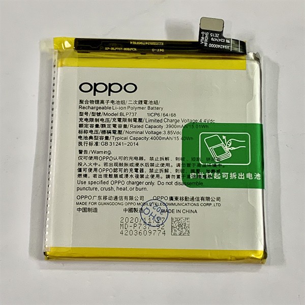 Pin Oppo Reno 2Z/2F/BLP- 737 Chính hãng