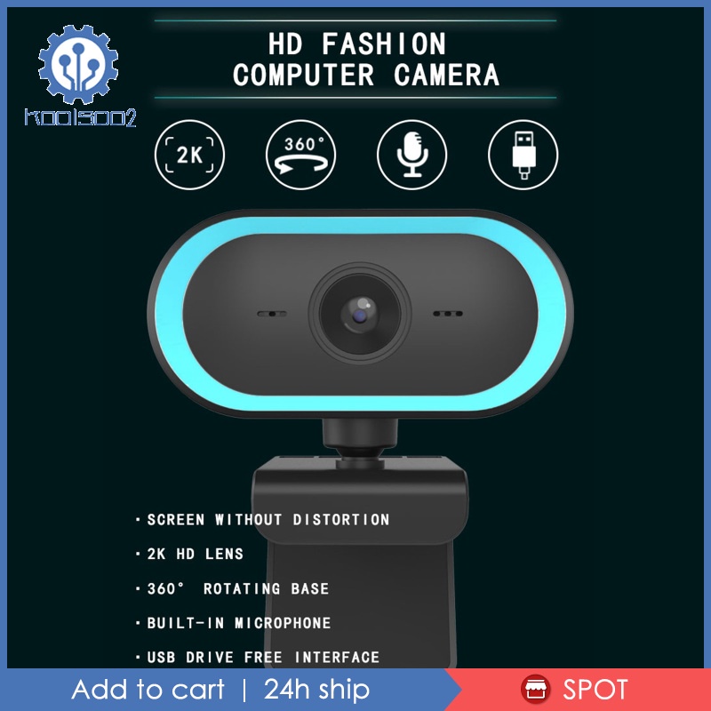 Webcam 2k Hd Tích Hợp Micro Hỗ Trợ Gọi Video Và Ghi Âm | BigBuy360 - bigbuy360.vn