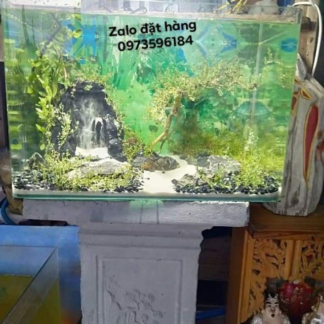 Thác cát cho bể cá mini kèm máy