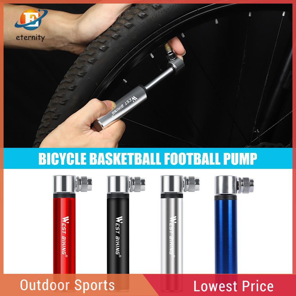 ❤Eternity❤Professional Mini Air Pump Aluminum Alloy Bicycle Tire Basketball Inflator ❤