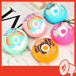 Bình Nước Hình Bánh Donut Kèm Ống Hút Cho Bé