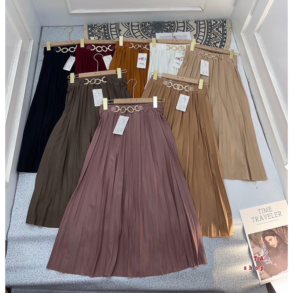 chân váy xếp ly đai xích shop sun soc | BigBuy360 - bigbuy360.vn