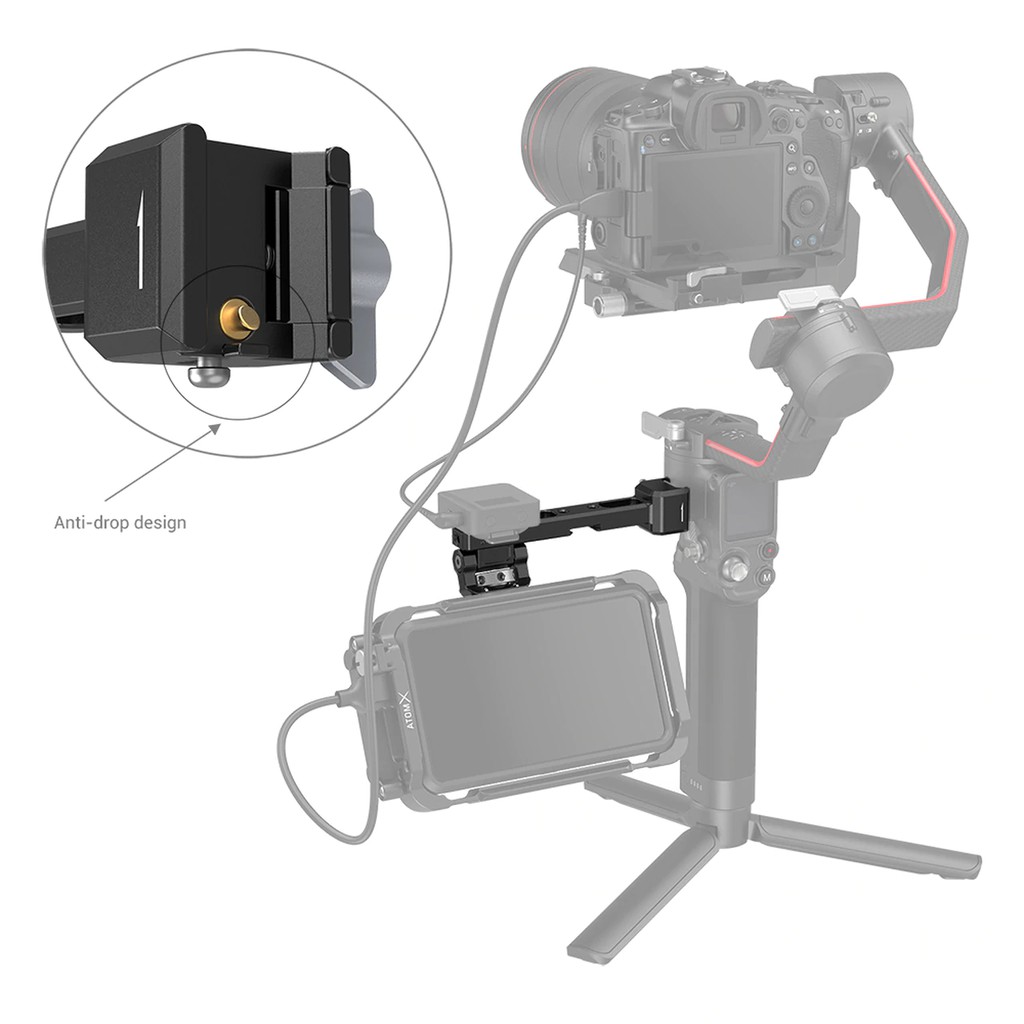 SmallRig Monitor NATO Clamp DJI RONIN RS2 RSC2 3026 - Thanh gắn màn hình