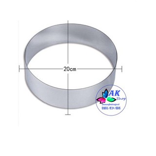 SET 3 KHUÔN RING MOUSSE HÌNH TRÒN