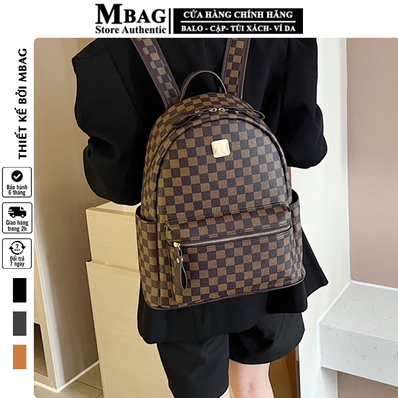 Balo da, Balo nữ MFashion MF350 thời trang size 30*40cm cao cấp, chống thấm nước.