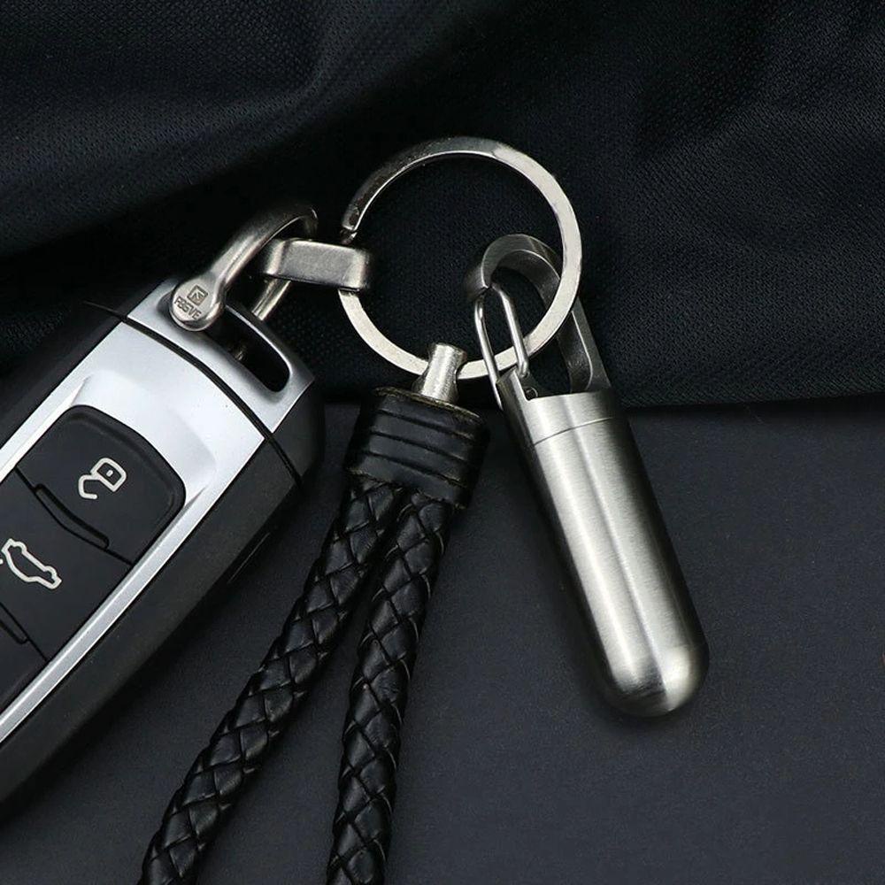 Hộp Đựng Thuốc Viên Có Móc Khóa Chống Nước Tiện Dụng Cho Nữ
