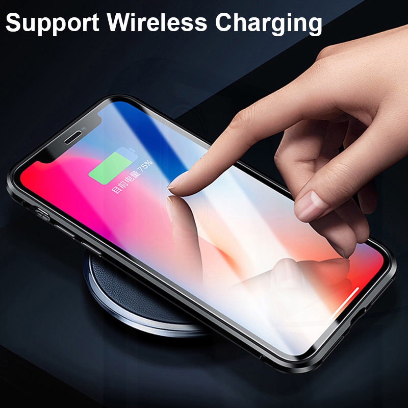 Ốp điện thoại bảo vệ hai mặt trước+sau cho iPhone12 Pro 11 7/8 7 8 plus X/XS XR XSMax | BigBuy360 - bigbuy360.vn