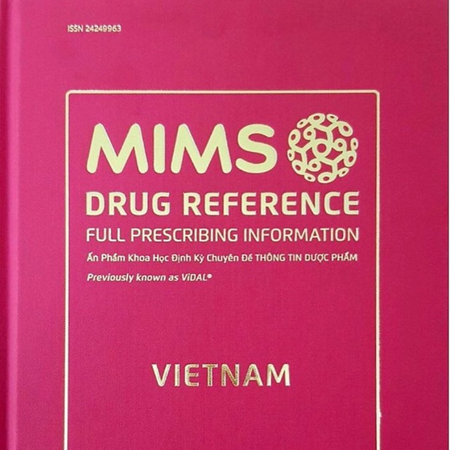 Sách - Mims ( Vidal ) Việt Nam 2021 - Từ điển y dược học Việt Nam