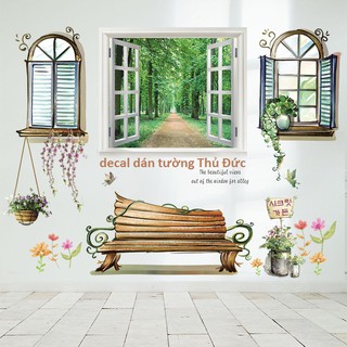 decal dán tường combo