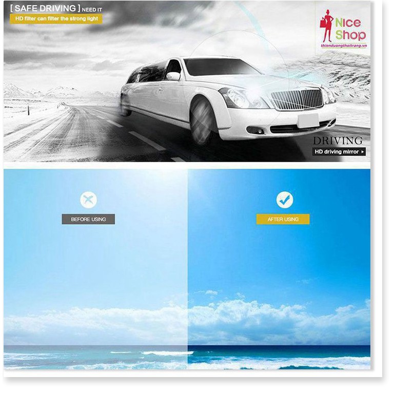 Kính mát phân cực chống trầy xước bảo vệ mắt trước tia cực tím | BigBuy360 - bigbuy360.vn