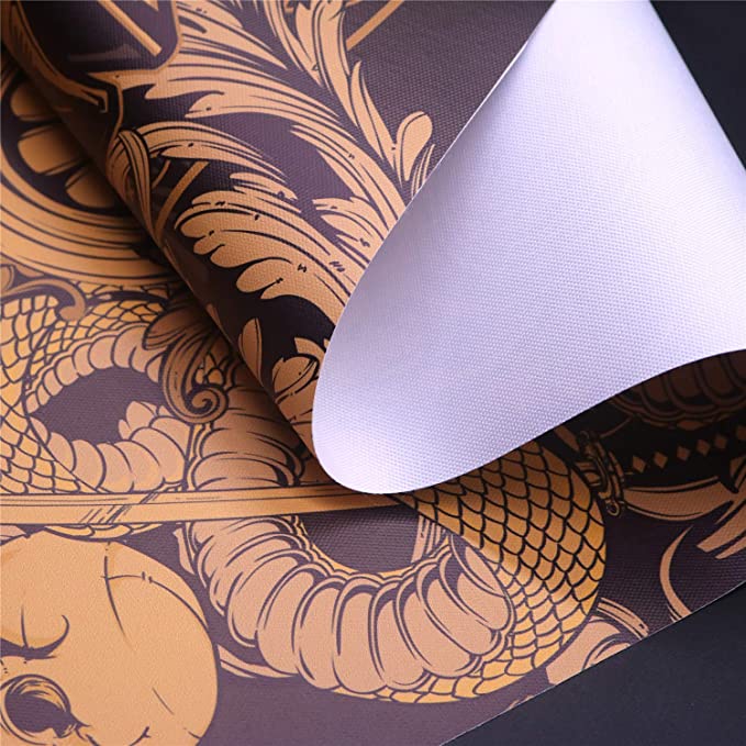 Tranh Vải Bạt Treo Tường In Hình Thực Vật Biển Vỏ Sò Phong Cách Vintage Giáo Dục Cho Bé
