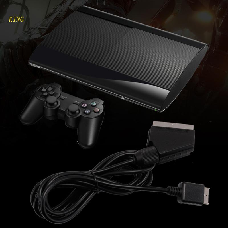 Dây Cáp Thay Thế 1.8M / 6FT Scart RGB Cho Sony PS1 PS2 PS3 RGB Scart TV AV