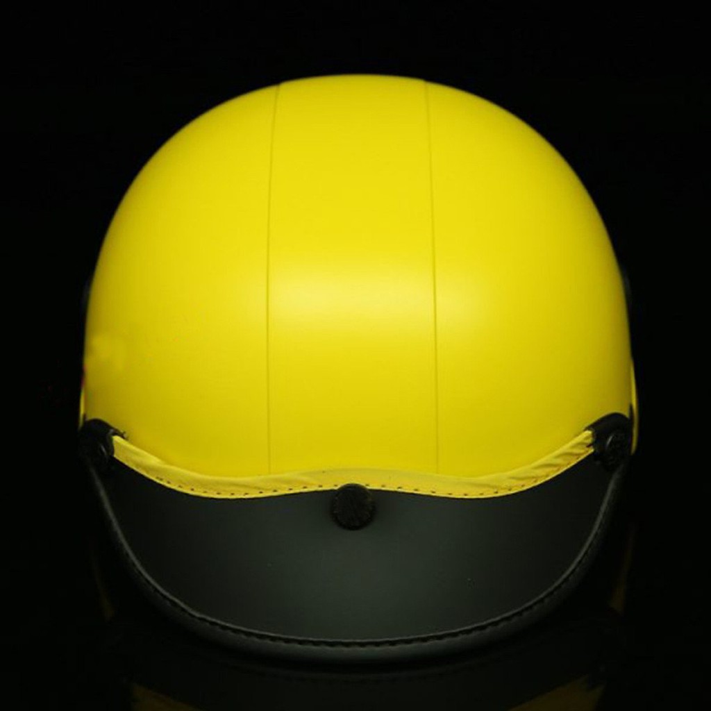 Mũ bảo hiểm nửa đầu SRT - Nón kiểu sơn có lỗ - Màu vàng