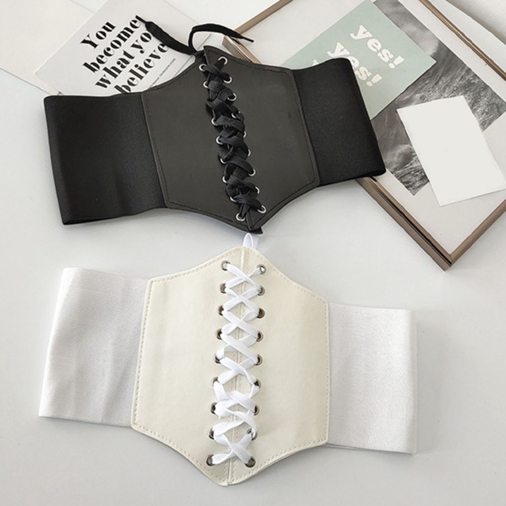 Thắt Lưng Giả Da Co Giãn Định Hình Cơ Thể Dành Cho Nữ