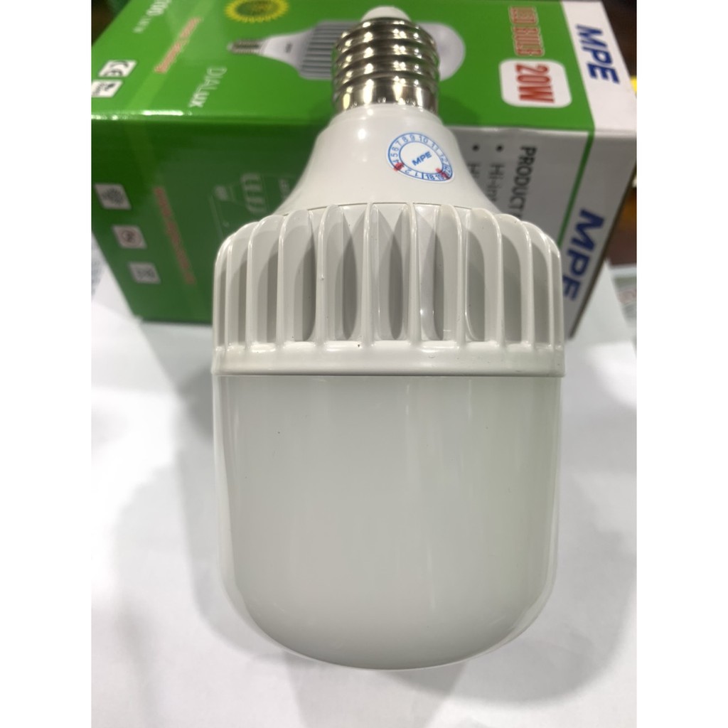 Bóng led bulb 20W cao cấp MPE Thân Nhồm ( tiêu chuẩn Châu Âu ) - TUẤN YẾN 196