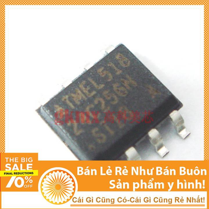 Linh Kiện IC AT24C256 SOP8 256K 2.7-5.5V Giá Rẻ