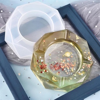Khuôn Silicone Đúc Keo Resin làm khay Hình Tròn Đa Giác - Trường Thịnh Epoxy