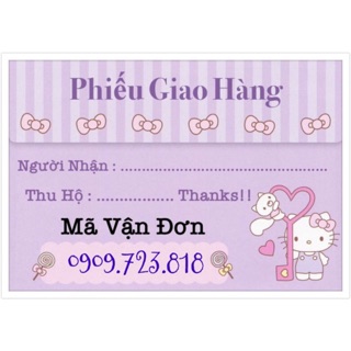 Tem dán decal giao hàng