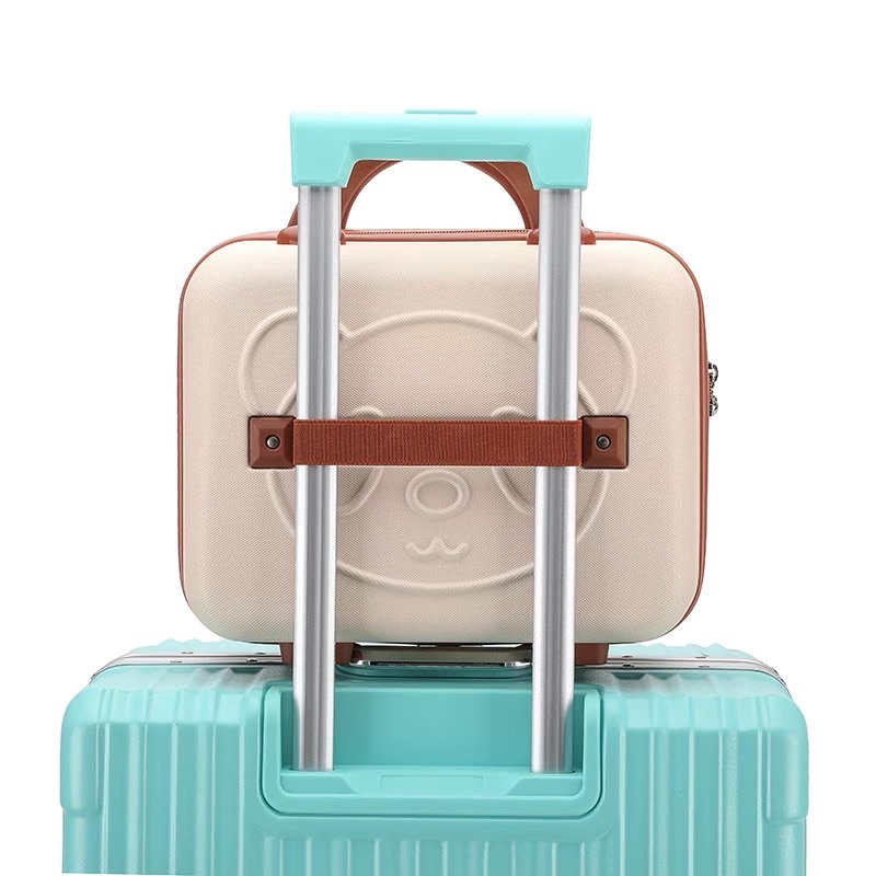 Túi Xách Cài Vali Hình Chân Mèo Size 14-16 - Cáo Đeo Nơ