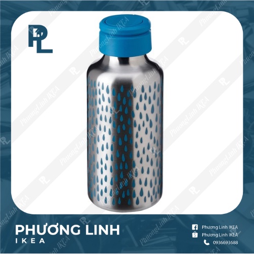 Chai đựng nước chấm xanh 0.5l ENKELSPARIG IKEA