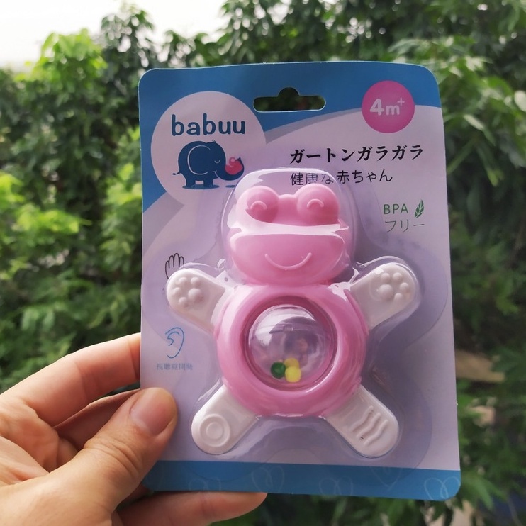 Bộ đồ chơi xúc xắc gặm nướu phát triển kỹ năng cơ bản cho bé thương hiệu Babuu Nhật bản BB11 Homedy Kids