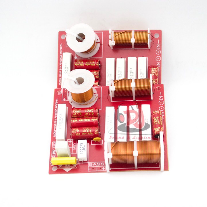 Mạch phân tần loa 3 way bass 30, 40, 1 bass, 1 mid, 1 treble, mạch 3 đường tiếng