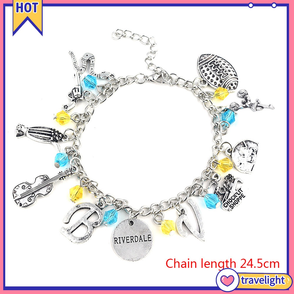 Vòng Đeo Tay Mặt Hình Đàn Ghi Ta Riverdale Thời Trang