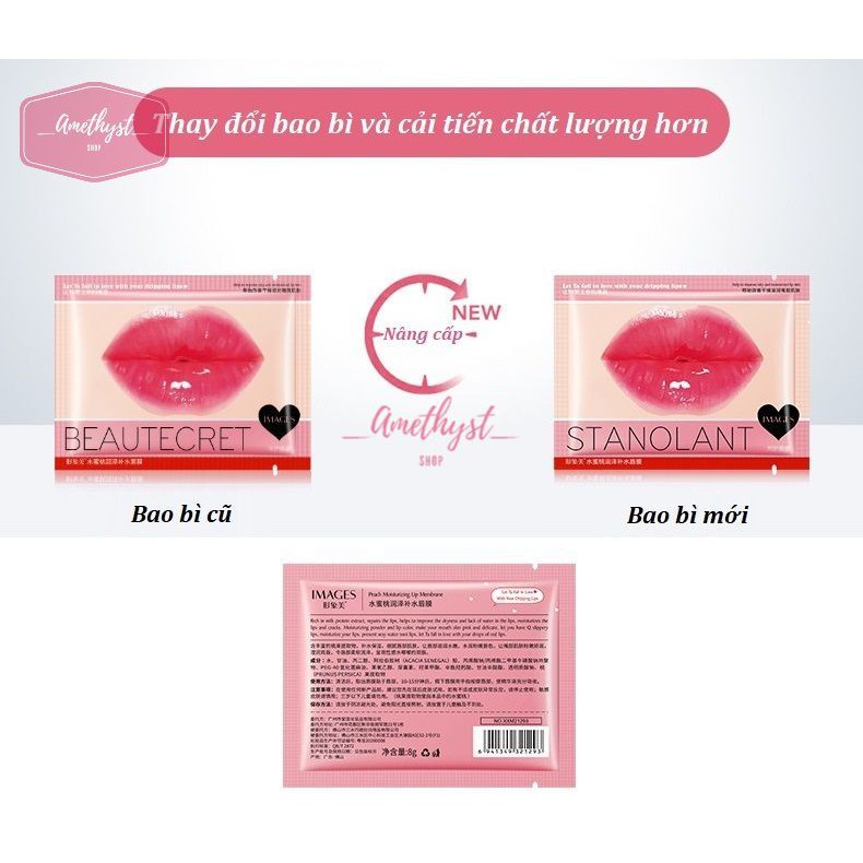 COMBO 50 Miếng Mặt Nạ Môi Images - Collagen Lips Moist Mask