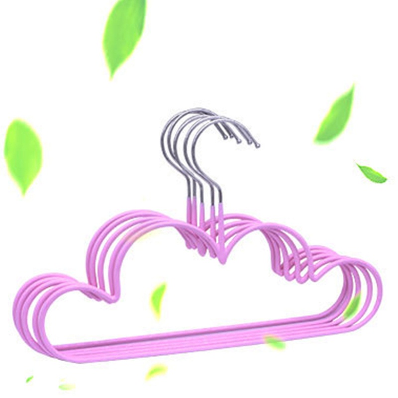 Set 5 Móc Phơi Quần Áo Trẻ Em Hình Đám Mây Chống Trượt