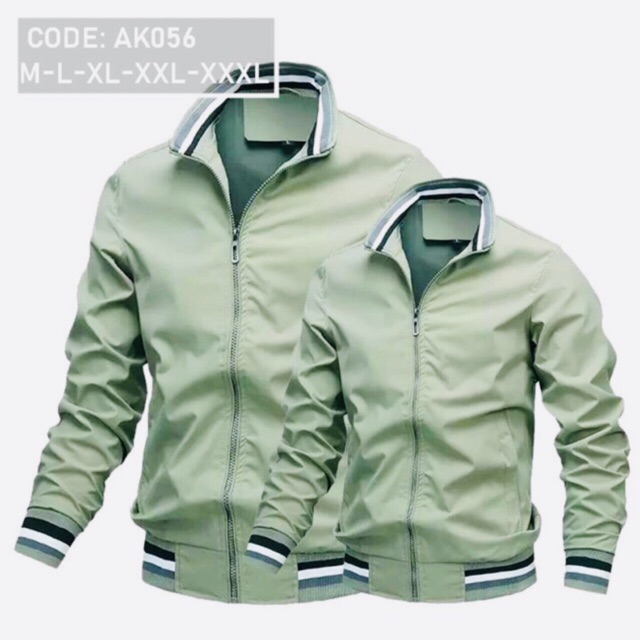 ÁO KHOÁC DÙ NAM CỔ TRỤ TAY DÀI CAO CẤP( 2 lớp)