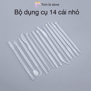 Bộ dụng cụ tạo hình đất sét 14 cái nhỏ