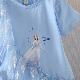 Đầm Công Chúa Elsa Cho Bé Gái