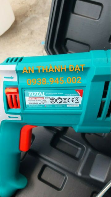 800W MÁY KHOAN GÀI BT 3 CHỨC NĂNG CHUYÊN DÙNG TOTAL  (((KÈM ĐẦU CHUYỂN ))) MODEL: TH308268-2