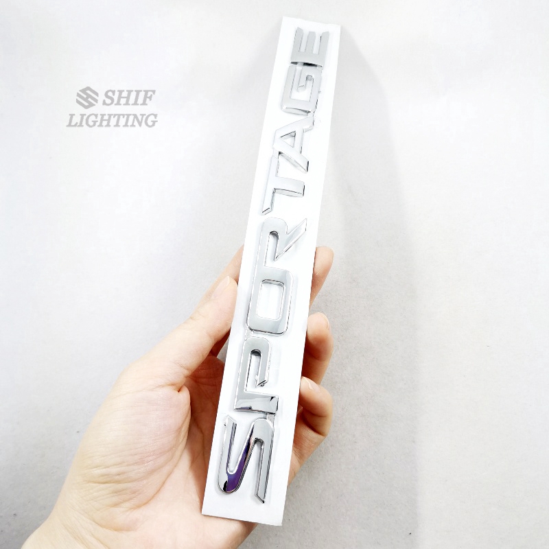 Sticker dán trang trí xe hơi hình chữ SPORTAGE bằng nhựa ABS dành cho KIA SPORTAGE