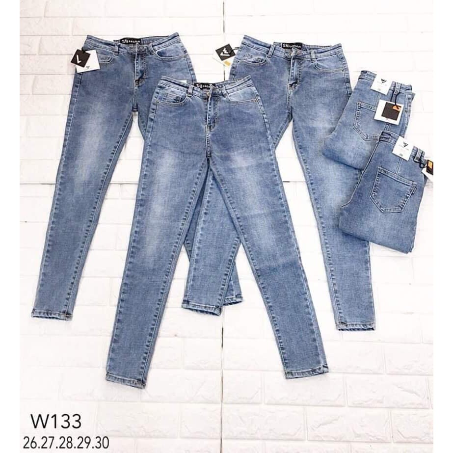 quần jean nữ lưng cao size 26-30 chất giãn tốt 1045.589