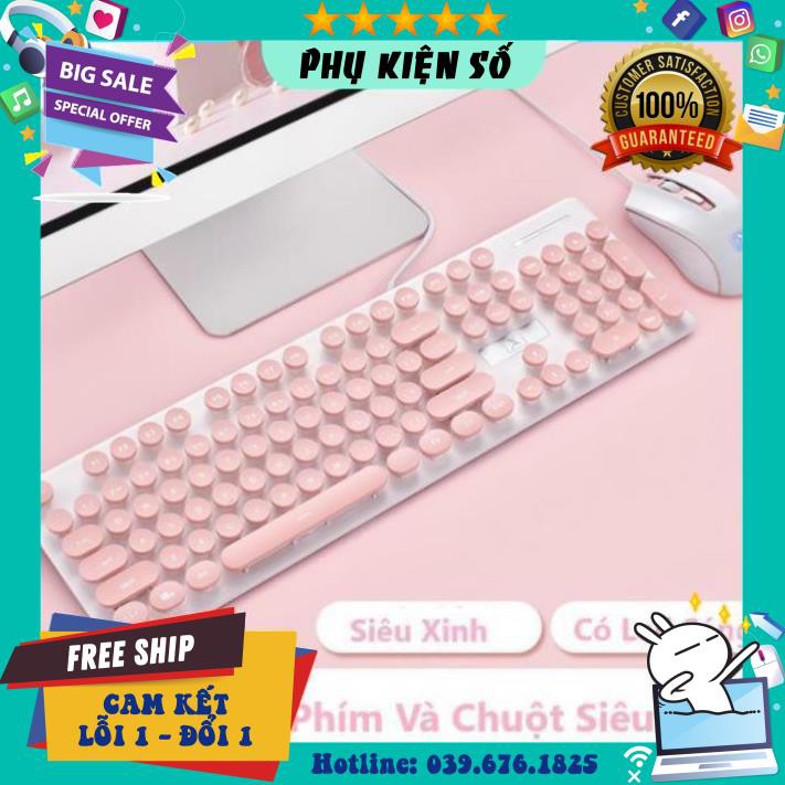 💥BH 6 THÁNG💥 Bộ Bàn Phím Và Chuột Siêu Xinh N518 Cao Cấp Có Đèn Led Sáng Chữ, Phím Bấm Siêu Chuẩn | BigBuy360 - bigbuy360.vn