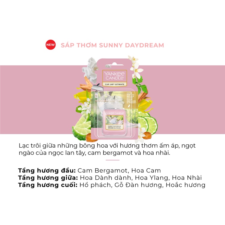 Sáp thơm xe Yankee Candle - Sunny Daydream