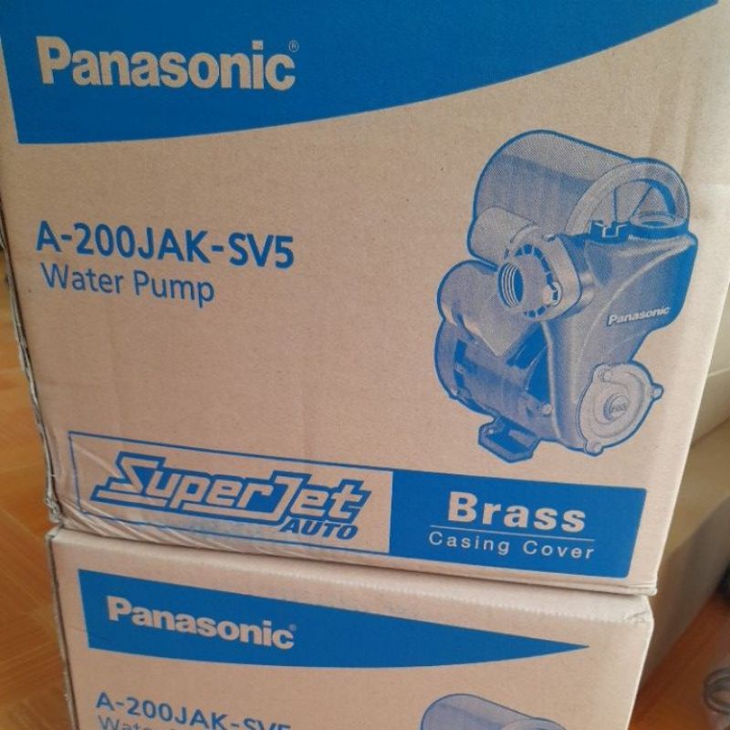 Máy bơm tăng áp 200W Panasonic A-200JAK-SV5  hàng nhập khẩu từ indonesia bảo hành 12 tháng, thương hiệu nhật bản