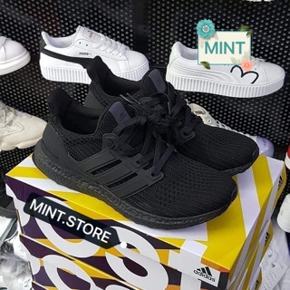 (VIDEO CẬN CẢNH) GIÀY THỂ THAO SNEAKER ULTRABOOST 4.0 TRIPLE BLACK