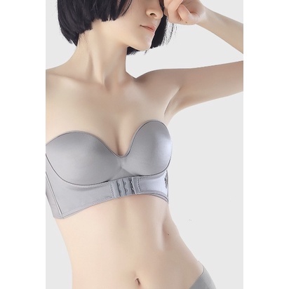 Áo Ngực Nữ Không Dây chống tuột - Áo Lót Nữ Đúc Su không gọng chống tụt mặc hở vai nâng ngực tạo khe sexy AOLOT12