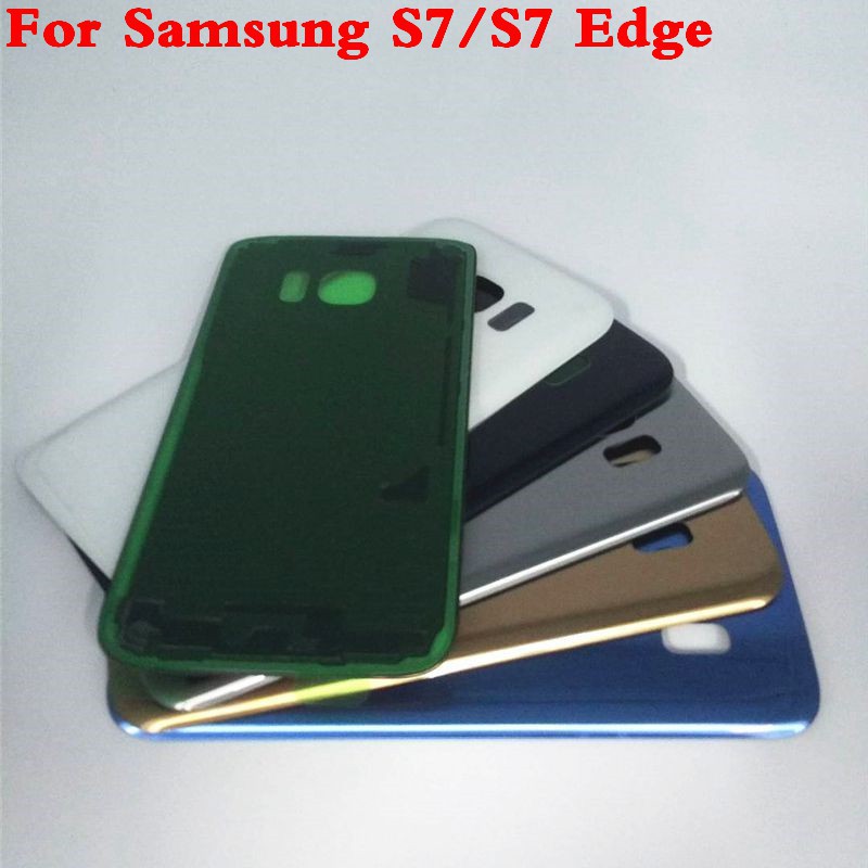 For Samsung Galaxy S7 G930F S7 Edge G935F Battery Back Cover Door Housing Replacement Repair Parts