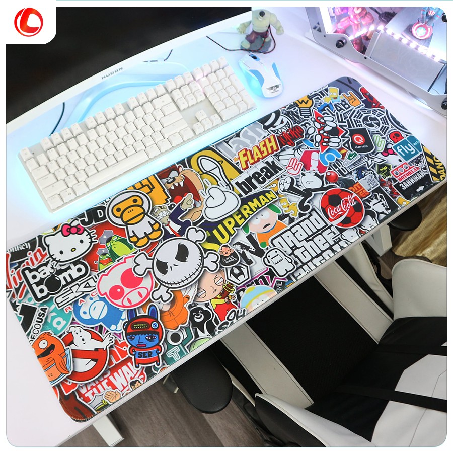 Pad Chuột STICKER ( 80x30 - 90x40 )