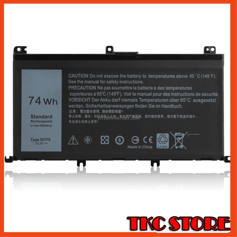 ⚡ ⚡ Pinl aptop Dell Inspiron 15 7000 Series. 7557, 7559, 7566, 7567, 7759  ( 11.1V-74Wh) Zin