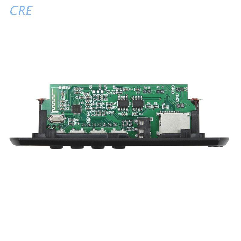 CRE  Automobile Car Bluetooth MP3 WMA FM AUX Decoder Board Plate Module TF SD Card USB Radio Car MP3 Speaker Accessorie