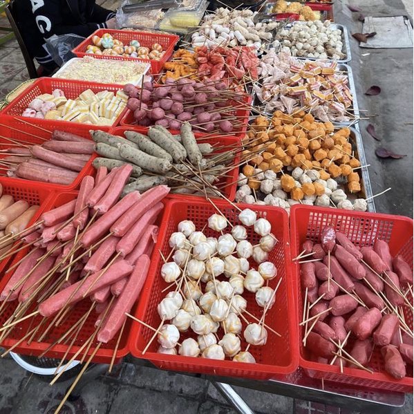 Viên xiên thả lẩu❤️túi 500gr❤️hàng công ty❤️Tmart - Thực phẩm sạch