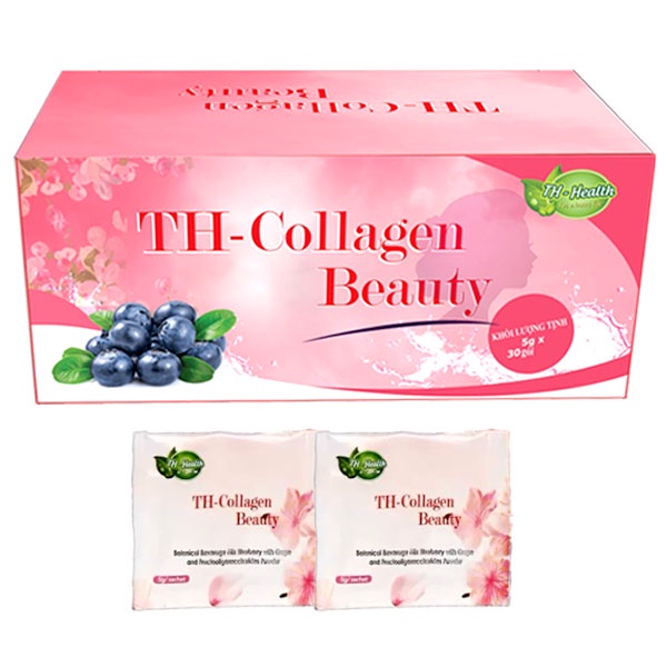 Thực Phẩm Bảo Vệ Sức Khỏe Đẹp Da TH Collagen Beauty 30Góix5G Từ Malaysia
