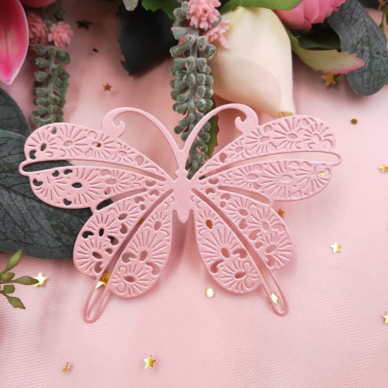 Khuôn cắt giấy kim loại hình logo Le Papillon